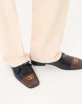 Babouchoes loafers i geiteskinn