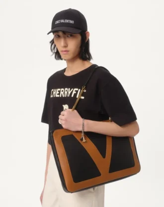 Bomulls-T-skjorte med Cherryfic-trykk