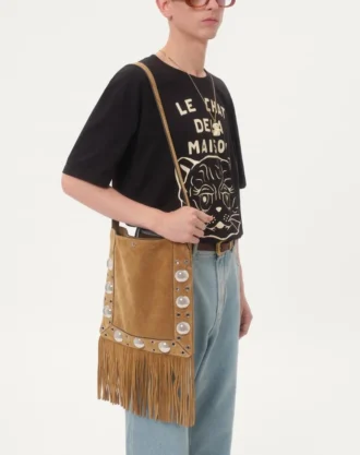 Bomulls-T-skjorte med Le Chat De La Maison-trykk