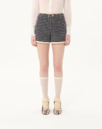 Bouclé-shorts