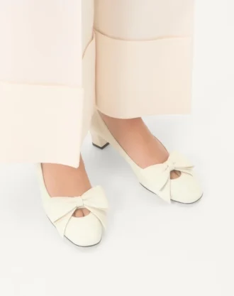 Bowow-pumps i kidskinn 45 mm