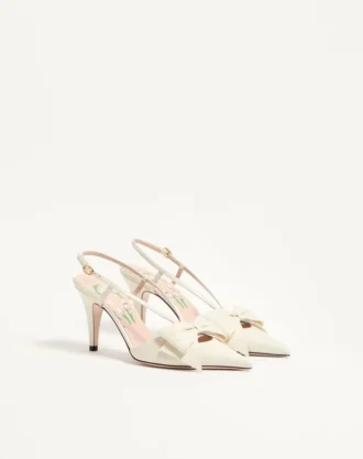 Bowow slingback-pumps i kidskinn 85 mm