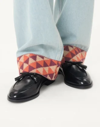 Bowshire loafers i skinnende kalveskinn