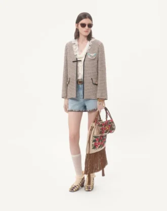 Broderte denimshorts