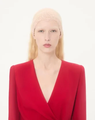 Cady Couture kort kjole med faille-sløyfe