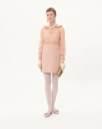 Carry Secrets Minaudiere med rhinestones og Apres L’Hiver-motiv