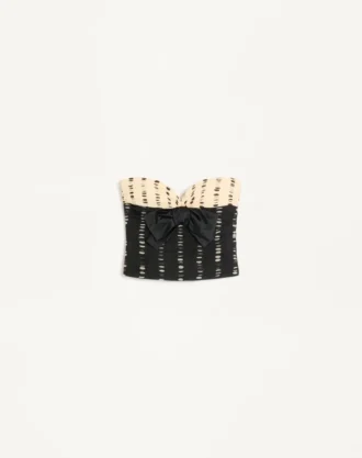 Chiffongtop med Plusdepois-trykk