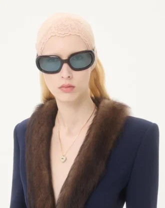 Coeur Royal halskjede i metall, emalje og Swarovski®-krystaller