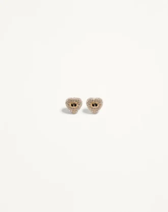 Coeur Royal-øreringer i metall, emalje og Swarovski®-krystaller