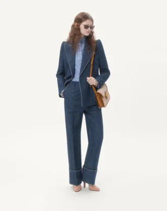 Denim Chambray-bukse