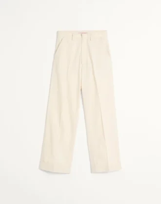 Denimbukser med mansjetter