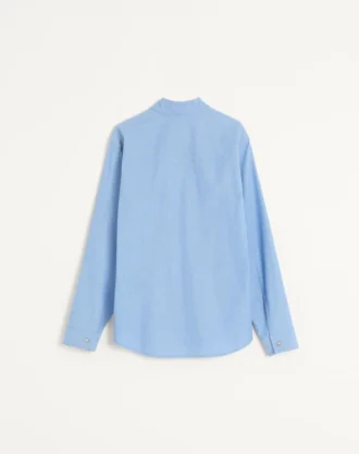 Denimskjorte med cabochoner