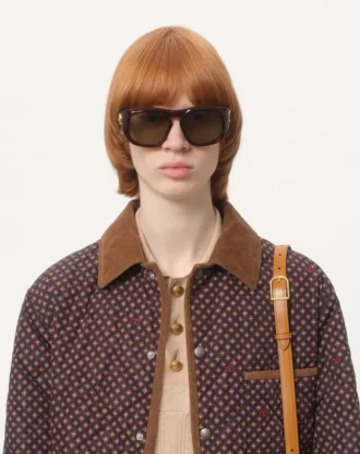 Langermet ribbet bomullspoloskjorte