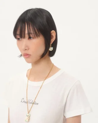 Le Chat De La Maison enkeltørering i metall og nylon