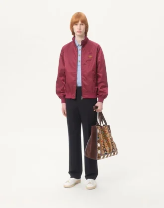 Nylonblouson med VLogo-lapp