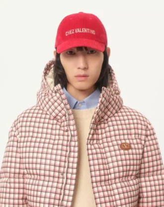 Nylonjakke med hette og Vlogo-lapp