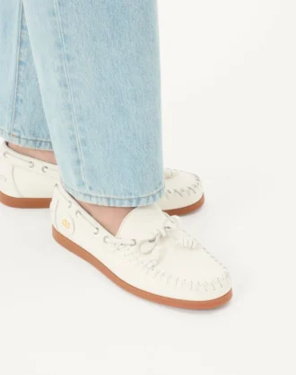 Palm Avenue båtsko i bøffelskinn