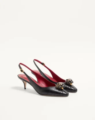 Panthea geiteskinnspumps 55 mm