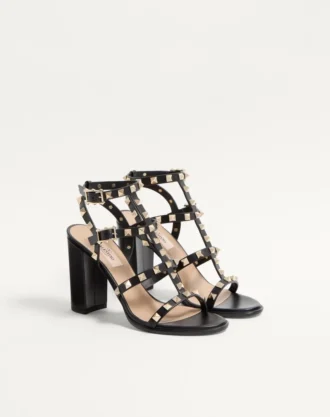 Rockstud ankelremssandal 90 mm