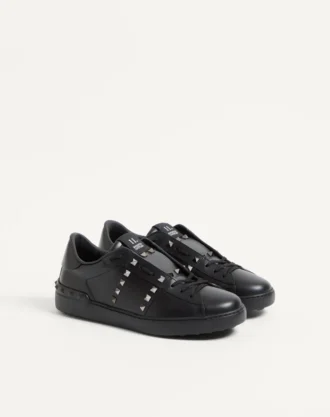 Rockstud Untitled Sneaker i kalveskinn