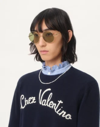 Rund, oversized metallramme