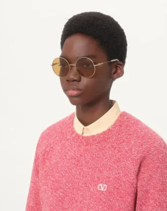 Rund, oversized metallramme