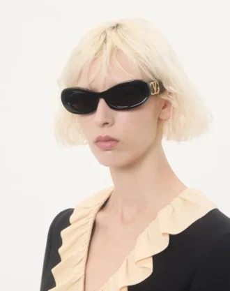 Smal oval acetatramme