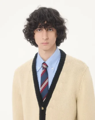 Valentie Striped Silk Tie