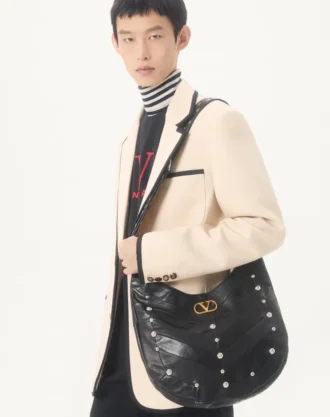 Valentino bomulls-T-skjorte med Made In Valentino-trykk