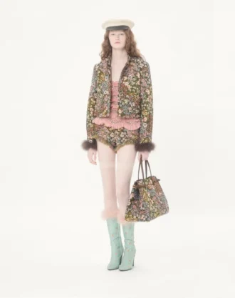 Valentino Garavani Antibes medium shoppingbag i Apres L’Hiver jacquardstoff