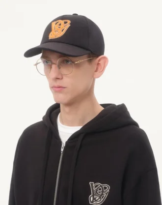 Valentino Garavani baseballcap i bomull med broderi