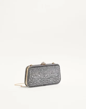 Valentino Garavani Carry Secrets Minaudiere med rhinestones