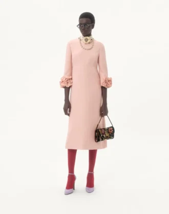 Valentino Garavani DeVain brodert liten skulderveske