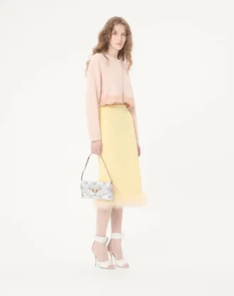 Valentino Garavani DeVain liten skulderveske i blomstret lurex-jacquardstoff