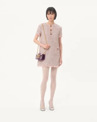 Valentino Garavani Locò liten skulderveske brodert med juvel-logo