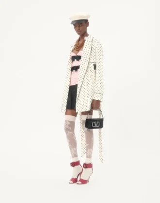 Valentino Garavani Locò liten skulderveske med juvel-logo