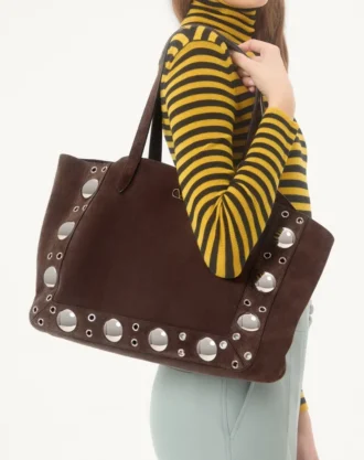 Valentino Garavani Medium Nellcôte suede shoppingbag