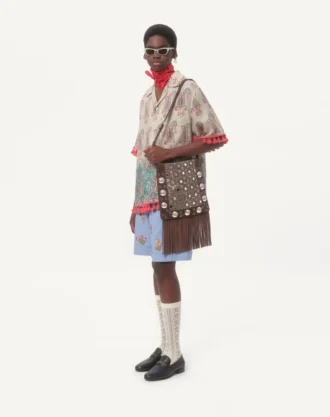 Valentino Garavani Nellcôte brodert skulderveske