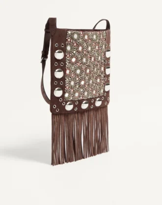 Valentino Garavani Nellcôte brodert skulderveske