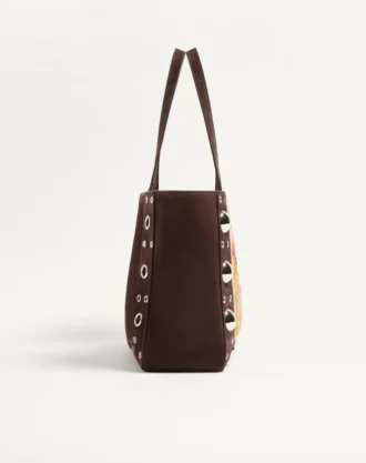 Valentino Garavani Nellcôte medium brodert shoppingbag