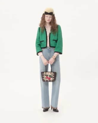 Valentino Garavani Nellcôte Mini brodert shoppingveske