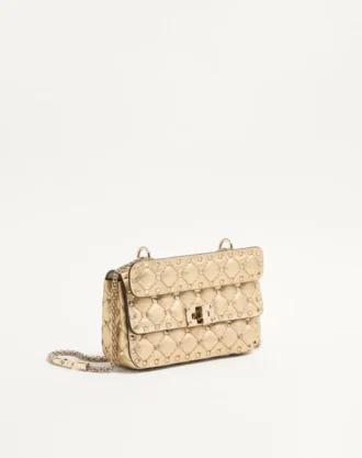 Valentino Garavani Rockstud Spike liten laminert nappa-veske