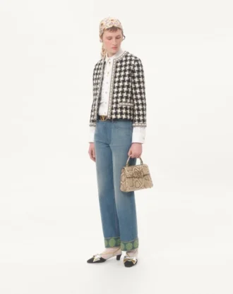 Valentino Garavani Vsling liten python-håndveske