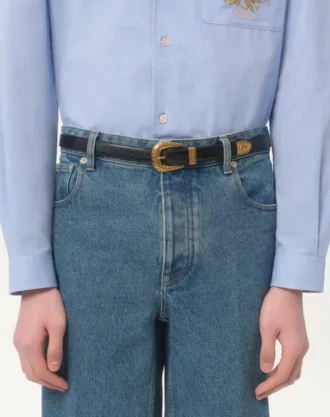 Vlogo Signature børstet kalveskinnbelte 20 mm