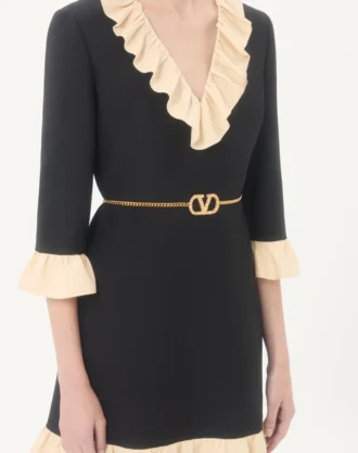 Vlogo Signature kjede-belte med krystaller