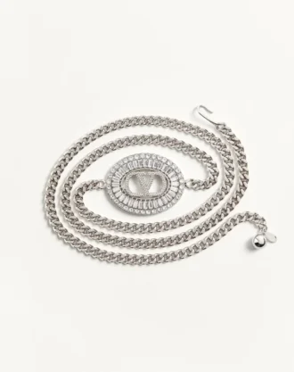 Vlogo Signature kjede-belte med krystaller