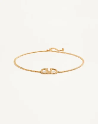 Vlogo Signature kjede-belte med krystaller